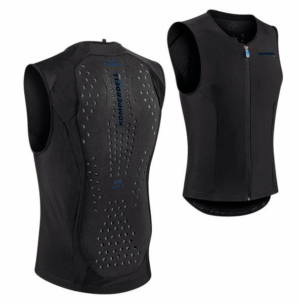 Super Eco Vest Men,schwarz/blau