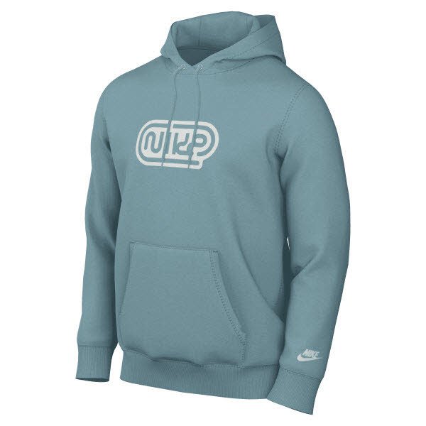M NK CLUB FT HOODIE FONT GX