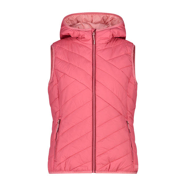 WOMAN VEST FIX HOOD