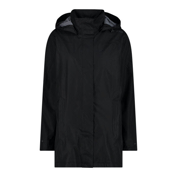 WOMAN JACKET SNAPS HOOD