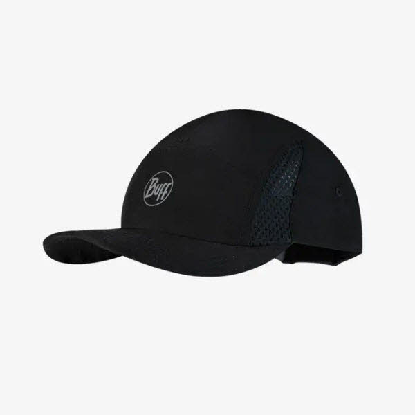 NOS 5 PANEL GO CAP SOLID BLACK