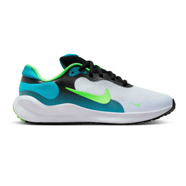 NIKE REVOLUTION 7 (GS),BLACK/G