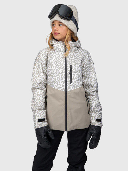 Teallasy-Print Girls Snow Jacket