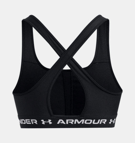 NOS Crossback Mid Bra-BLK,Black