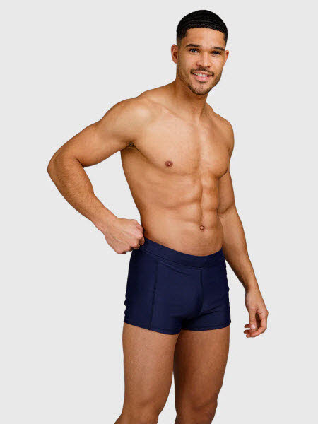 Samier-Logo Men Swim Trunks