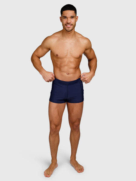 Samier-Logo Men Swim Trunks