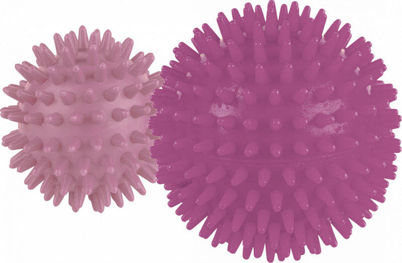 Massageballset 6 und 8 cm,rose-berry