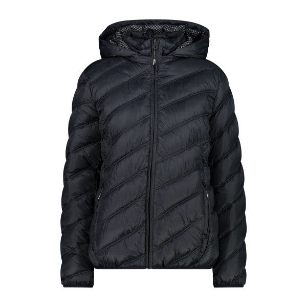 WOMAN JACKET SNAPS HOOD