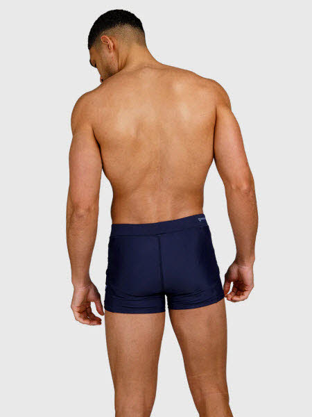Samier-Logo Men Swim Trunks