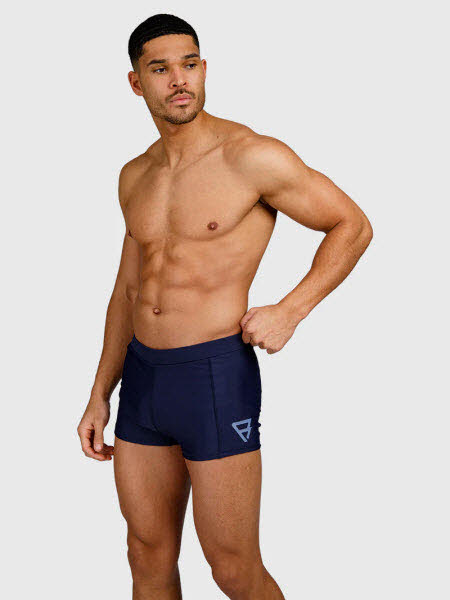 Samier-Logo Men Swim Trunks