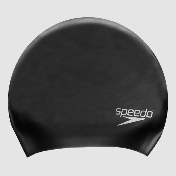 Speedo LONG HAIR CAP AU BLACK